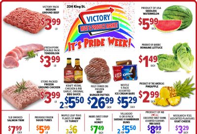Victory Meat Market Flyer August 16 to 20