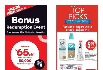 Shoppers Drug Mart (ON) Flyer August 20 to 26