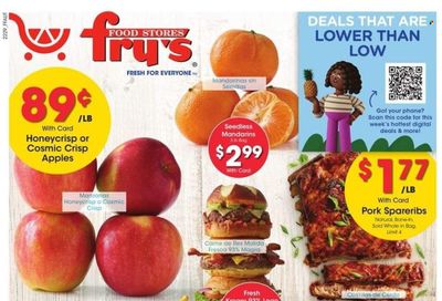 Fry’s (AZ) Weekly Ad Flyer Specials August 17 to August 23, 2022