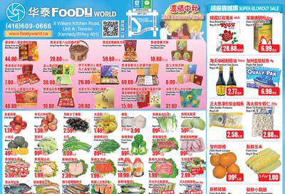 Foody World Flyer September 6 to 12
