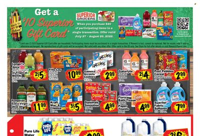 Superior Grocers (CA) Weekly Ad Flyer Specials July 19 to August 22, 2022