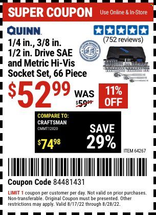 Harbor Freight Weekly Ad Flyer Specials August 17 to August 28, 2022