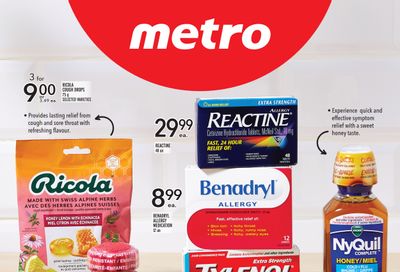 Metro (ON) Because Your Health Matters Flyer August 18 to 31