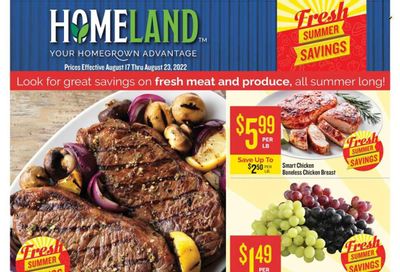 Homeland (OK, TX) Weekly Ad Flyer Specials August 17 to August 23, 2022