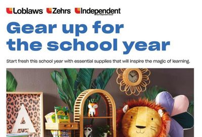 Zehrs Gear up for the School Year Flyer August 11 to September 7