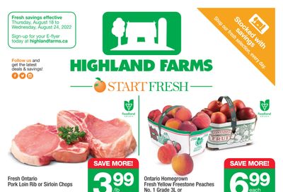 Highland Farms Flyer August 18 to 24
