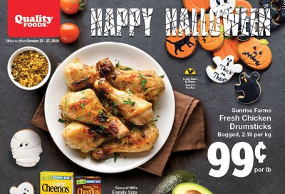 Quality Foods Weekend Specials Flyer October 25 to 27