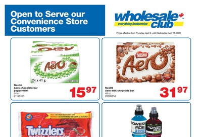 Wholesale Club (West) Flyer April 9 to 15