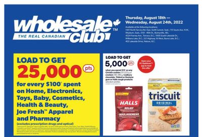 Real Canadian Wholesale Club Flyer August 18 to 24