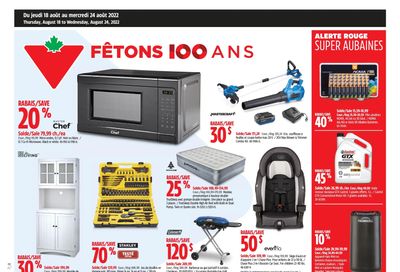 Canadian Tire (QC) Flyer August 18 to 24
