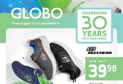 Globo Shoes Flyer August 17 to September 4