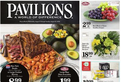Pavilions (CA) Weekly Ad Flyer Specials August 17 to August 23, 2022