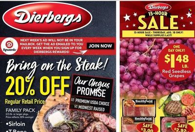 Dierbergs (IL, MO) Weekly Ad Flyer Specials August 16 to August 22, 2022