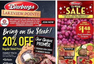 Dierbergs (MO) Weekly Ad Flyer Specials August 16 to August 22, 2022