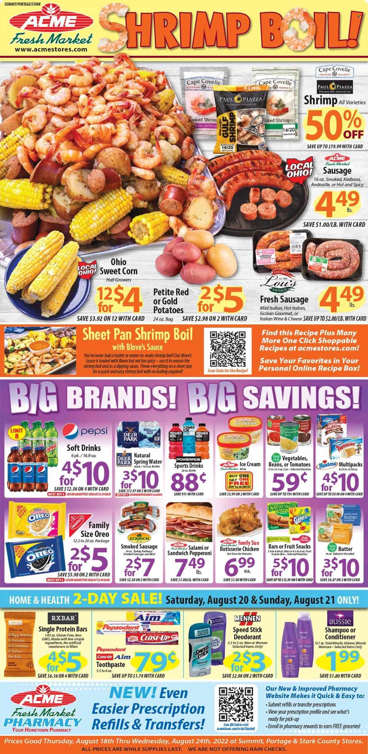 ACME Fresh Market (OH) Weekly Ad Flyer Specials August 18 to August 24, 2022