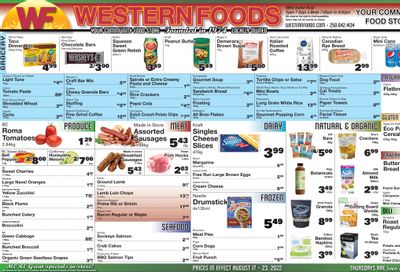 Western Foods Flyer August 17 to 23