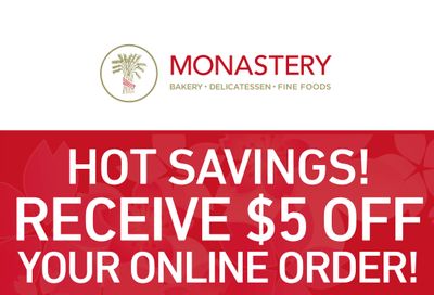 Monastery Bakery Flyer August 17 to 24