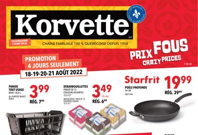 Korvette Flyer August 18 to 21