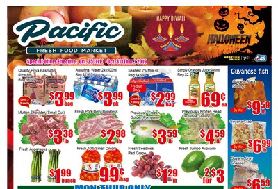 Pacific Fresh Food Market (Pickering) Flyer October 25 to 31