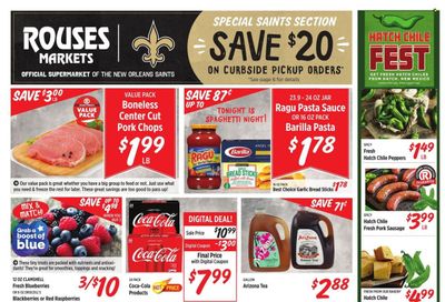 Rouses Markets (AL, LA, MS) Weekly Ad Flyer Specials August 17 to August 24, 2022