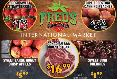 Fred's Farm Fresh Flyer August 17 to 23
