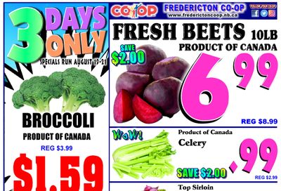 Fredericton Co-op Flyer August 18 to 24
