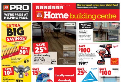 Home Building Centre (ON) Flyer August 18 to 24