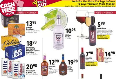 Cash Wise Liquor Only (MN) Weekly Ad Flyer Specials August 17 to August 23, 2022