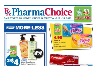 PharmaChoice (BC, AB, SK & MB) Flyer August 18 to 24