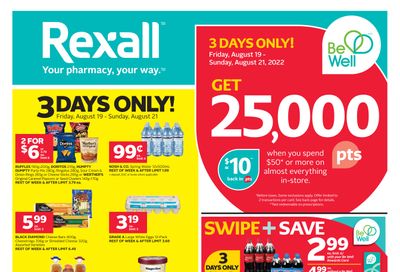 Rexall (West) Flyer August 19 to 25