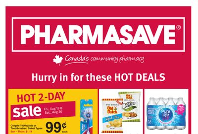 Pharmasave (West) Flyer August 19 to 25