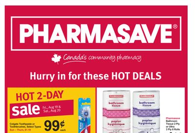 Pharmasave (West) Flyer August 19 to September 1