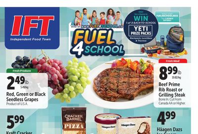 IFT Independent Food Town Flyer August 19 to 25