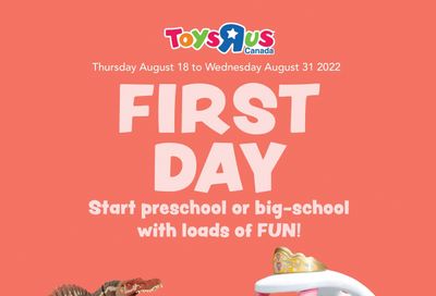 Toys R Us Flyer August 18 to 31