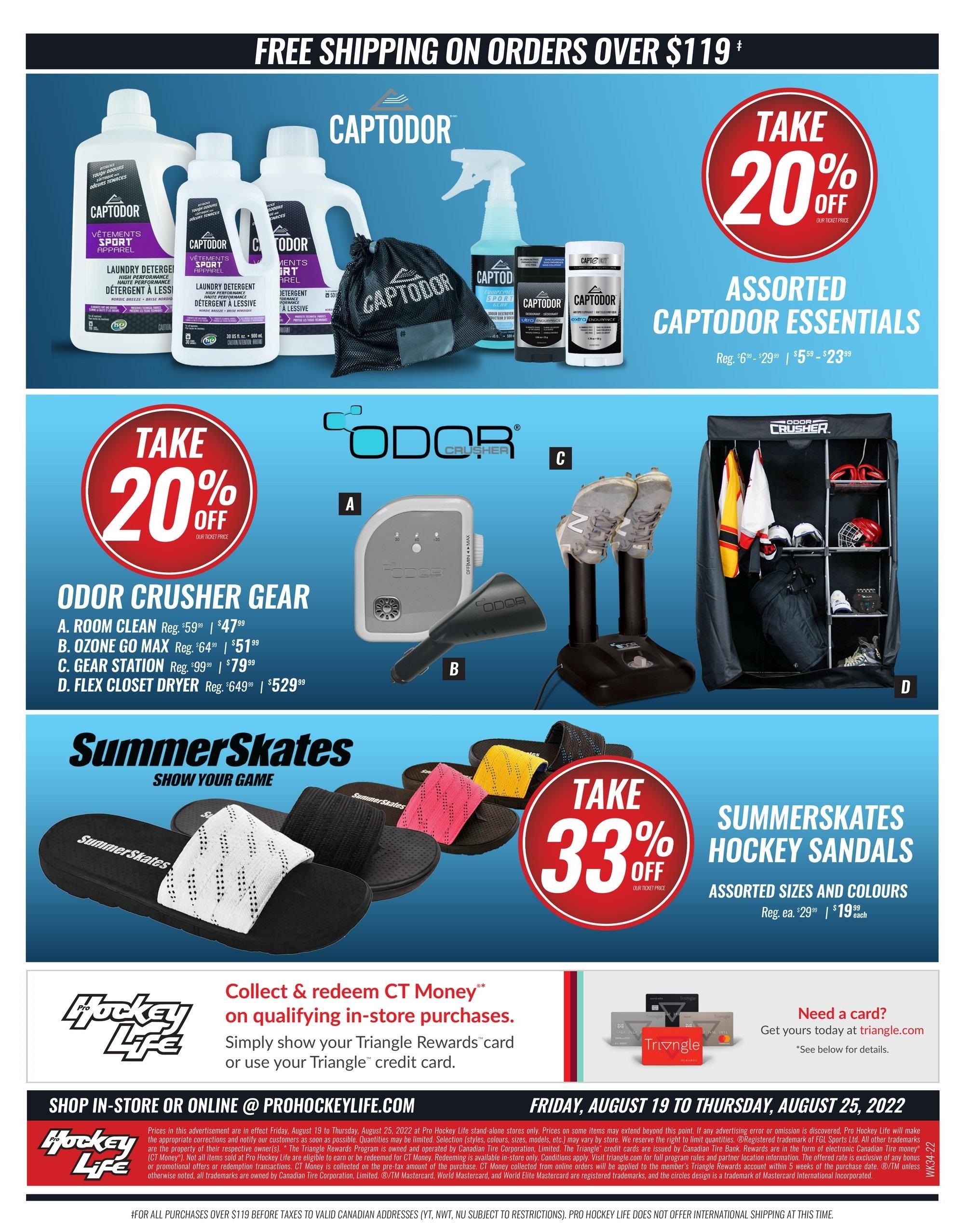 Pro Hockey Life Flyer August 19 to 25
