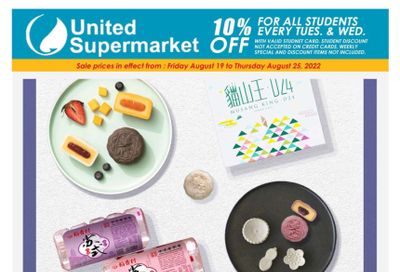 United Supermarket Flyer August 19 to 25