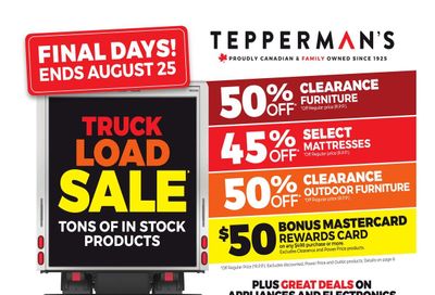 Tepperman's Flyer August 19 to 25