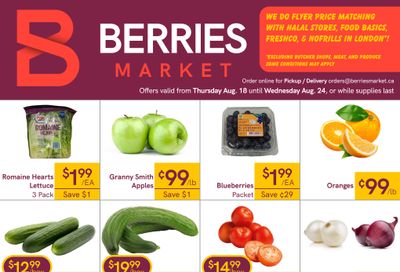 Berries Market Flyer August 18 to 24
