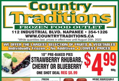 Country Traditions Flyer August 18 to 25