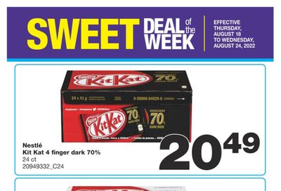 Wholesale Club Sweet Deal of the Week Flyer August 18 to 24