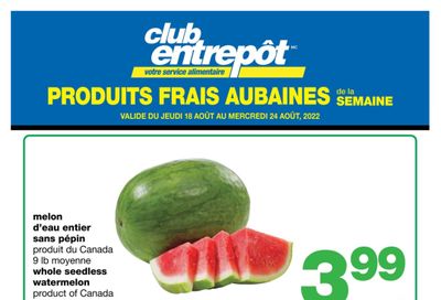 Wholesale Club (QC) Fresh Deals of the Week Flyer August 18 to 24