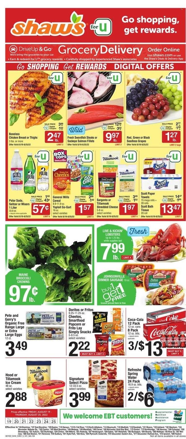 Shaw’s (MA, ME, NH, RI, VT) Weekly Ad Flyer Specials August 19 to ...