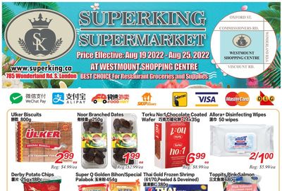 Superking Supermarket (London) Flyer August 19 to 25