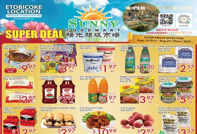 Sunny Foodmart (Etobicoke) Flyer August 19 to 25