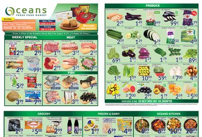 Oceans Fresh Food Market (Brampton) Flyer August 19 to 25