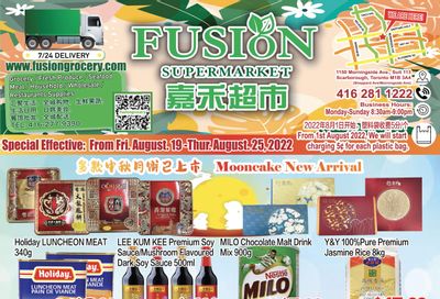 Fusion Supermarket Flyer August 19 to 25