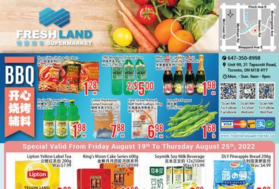 FreshLand Supermarket Flyer August 19 to 25