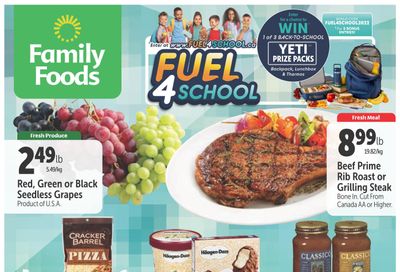 Family Foods Flyer August 19 to 25