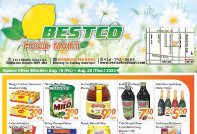 BestCo Food Mart (Etobicoke) Flyer August 19 to 25