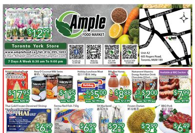 Ample Food Market (North York) Flyer August 19 to 25